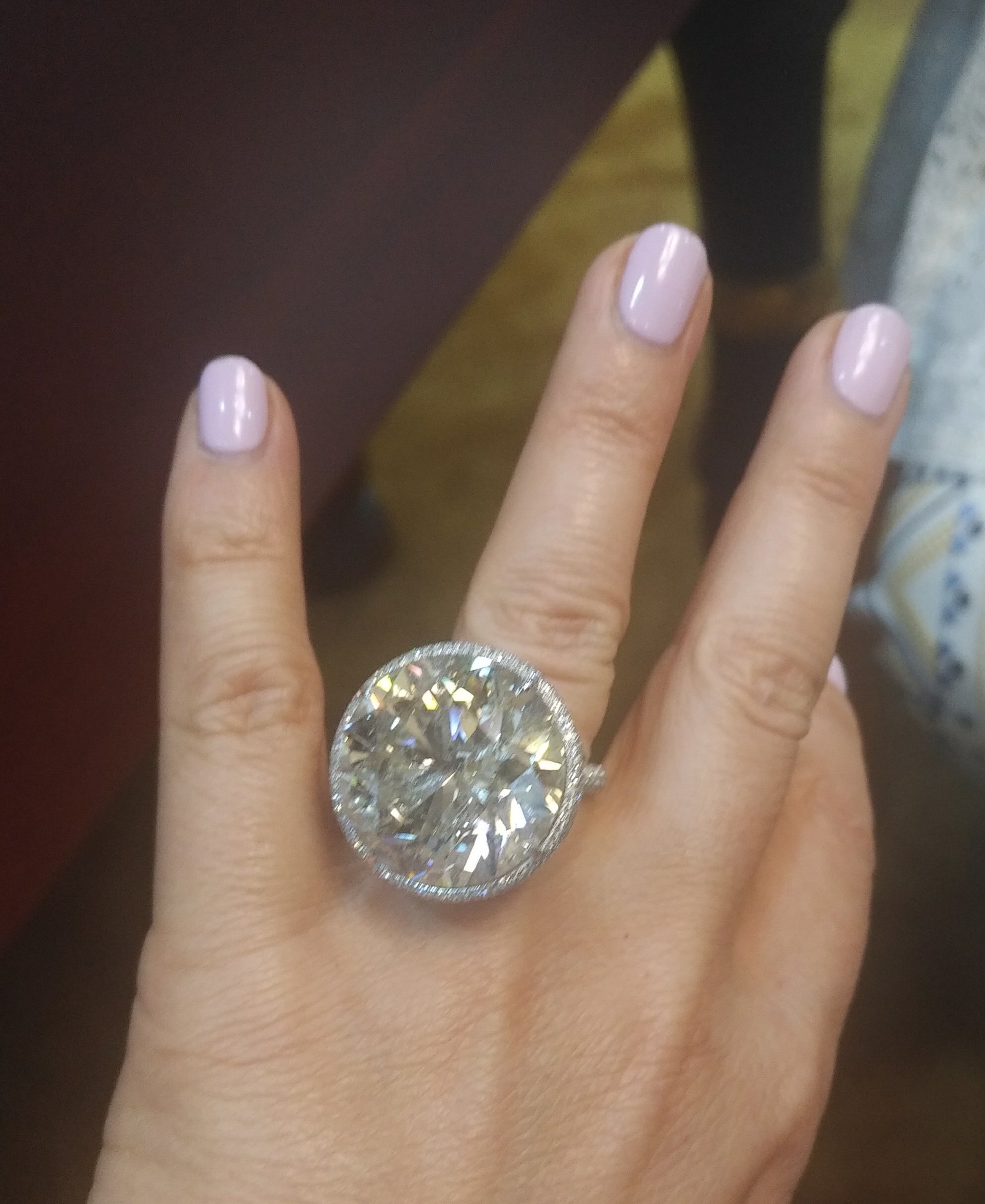 Single big shop diamond ring