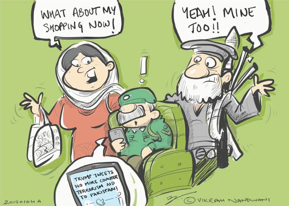 #DonaldTrump 's tweet about discontinuing "Counter Terrorism aid" draws sharp reactions in Pakistan and why not! :)