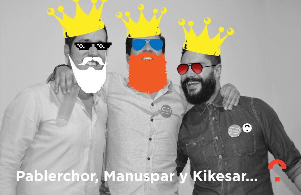IDEARIO_mk's tweet photo. Que Pablerchor, Manuspar y Kikesar os traigan las mejores #ideas... 💡👑👑👑 🤘🏼🤘🏼🤘🏼

😂😂😂

https://t.co/hZCs0pHMQ1
#equipoideario #nómadasdelmarketing #IDEARIO #ReyesMagos https://t.co/EDy1UAW4kN
