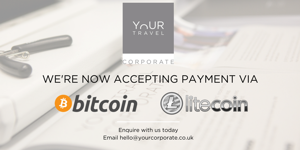 YourTravelGroup's tweet image. We're excited to announce that we'll soon be accepting payment via the #Bitcoin &amp;amp; #Litecoin #crypocurrency. DM us with any questions. @SatoshiLite @BTCTN