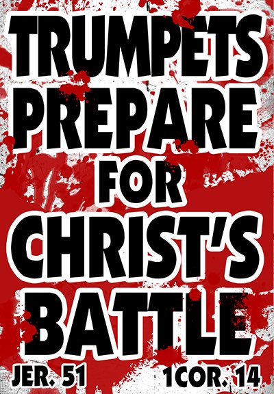 WBCTrumpet's tweet photo. Revelation chapters 8 and 9 describe how trumpets send forth and call retreat of the forces engaged in the last skirmishes, before the King of Kings is brought forth from His seat at the right hand of God to take His earthly throne.
#ChristReturneth
#HisKingdomCome
#Hallelujah https://t.co/SJmVGxFYTK
