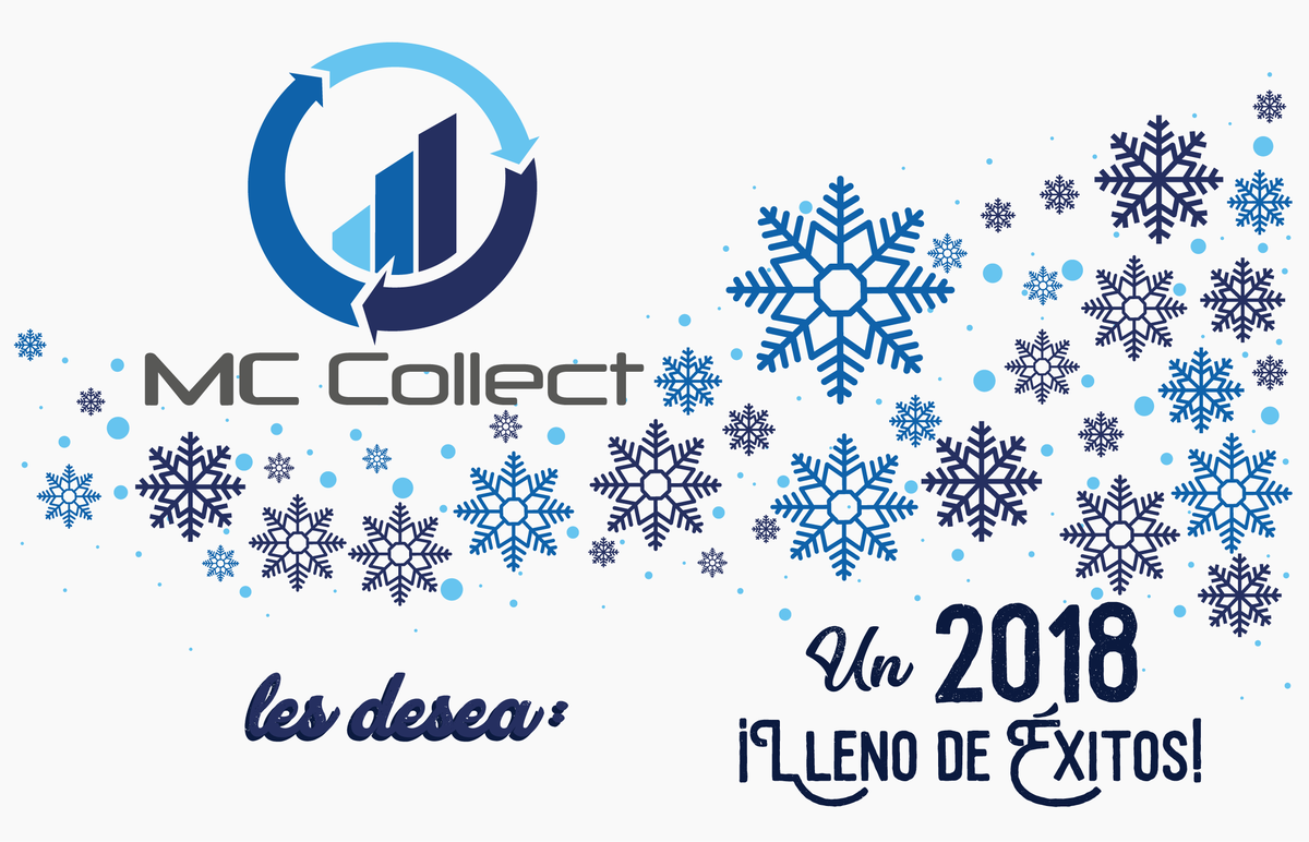 MC_Collect's tweet photo. ¡La familia #MCCollect, les desea un #FelizAñoNuevo2018 !
Cuando un año comienza, se abren 365 oportunidades de seguir creciendo, GRACIAS por hacerlo a nuestro lado. https://t.co/dulyd6t2Ay