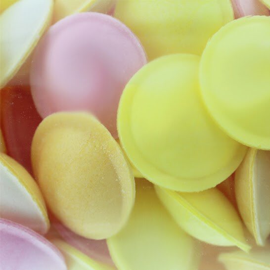 Flying saucers, Millions and Haribo sour rainbow strips and twists are vegan! 