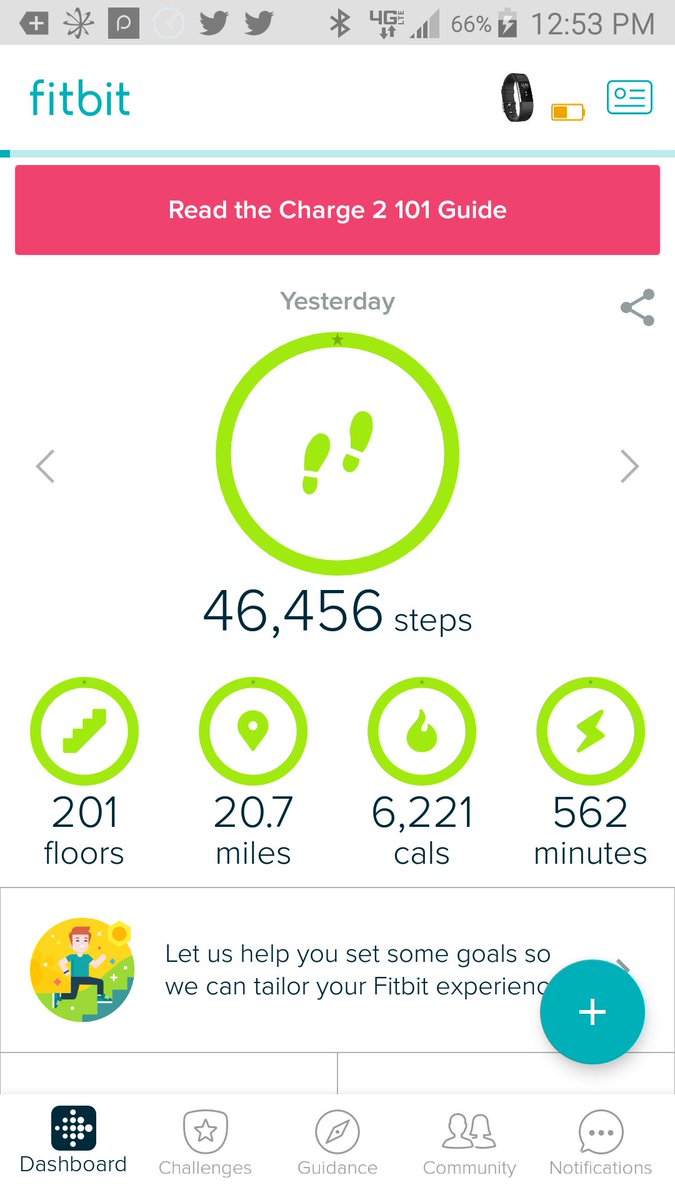 Thankful I got my new Fitbit #snowday2018 <a href="/HurleyMiddle/">Dr. Kevin Hurley MS</a>