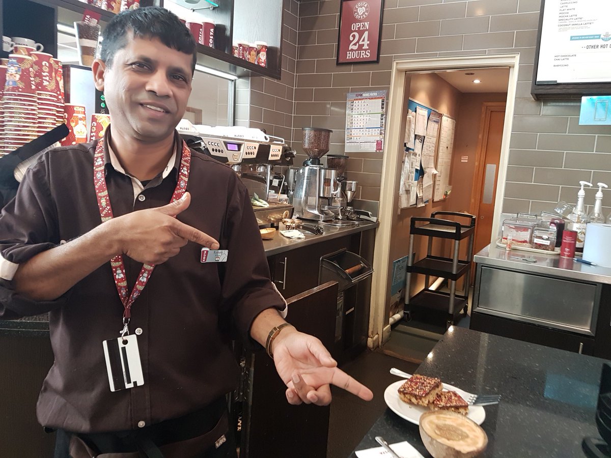 Cappuccino in coconut shell by remmi