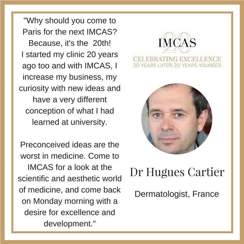 Course coordinator for XIMCAS World Congress 2018, Dr Hugues Cartier, explains why you should come to #IMCAS2018!

Check out when Dr Cartier is speaking in Paris: goo.gl/ydQKSr

Register now: goo.gl/ybGq9u