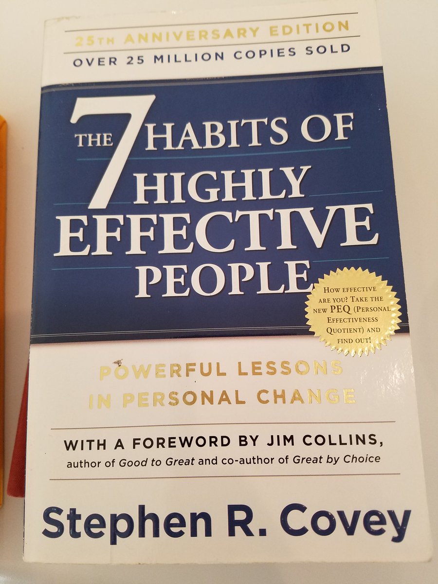 Kicking off one of my New Years resolutions to set aside time each day to read a good book and grow. Starting with a re-read if a classic. Who has read a great book lately that I can add to my list? <a href="/richstacy4/">Rich Stacy</a> , @Division2tmx , <a href="/TMXCompanies/">TMX Companies</a>