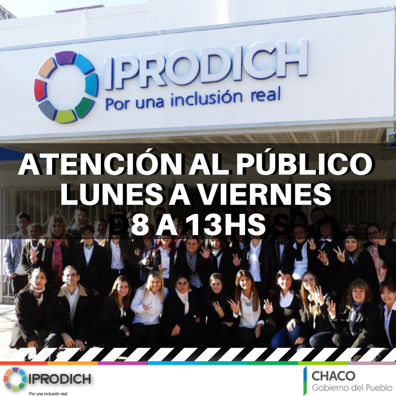 ♿ Todo #Enero y #Febrero ATENDEMOS AL PÚBLICO de 8 a 13HS

⏰ 🗓 Por favor, ayudanos a difundir esta importante información retwitteando la imagen

#IPRODICH #InclusiónReal #RecesoDeVerano #Verano2018