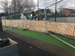 The work on the new pitch is almost complete. "Its going to be the best pitch in the world." quoted Isaac