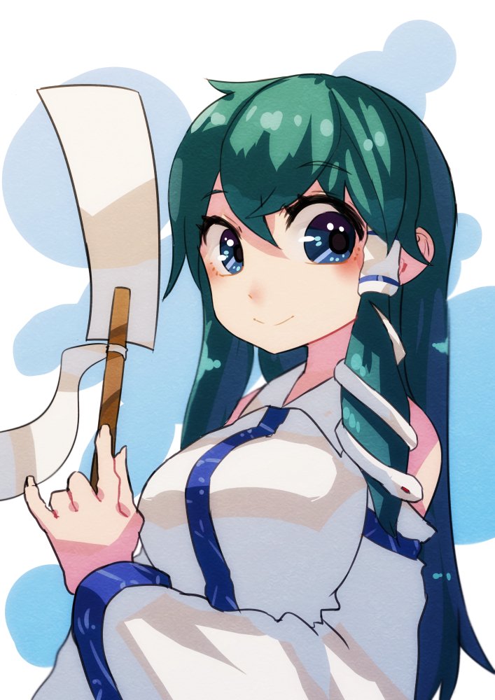 東風谷早苗 「早苗さん#深夜の真剣お絵描き60分一本勝負 」|はしろのイラスト