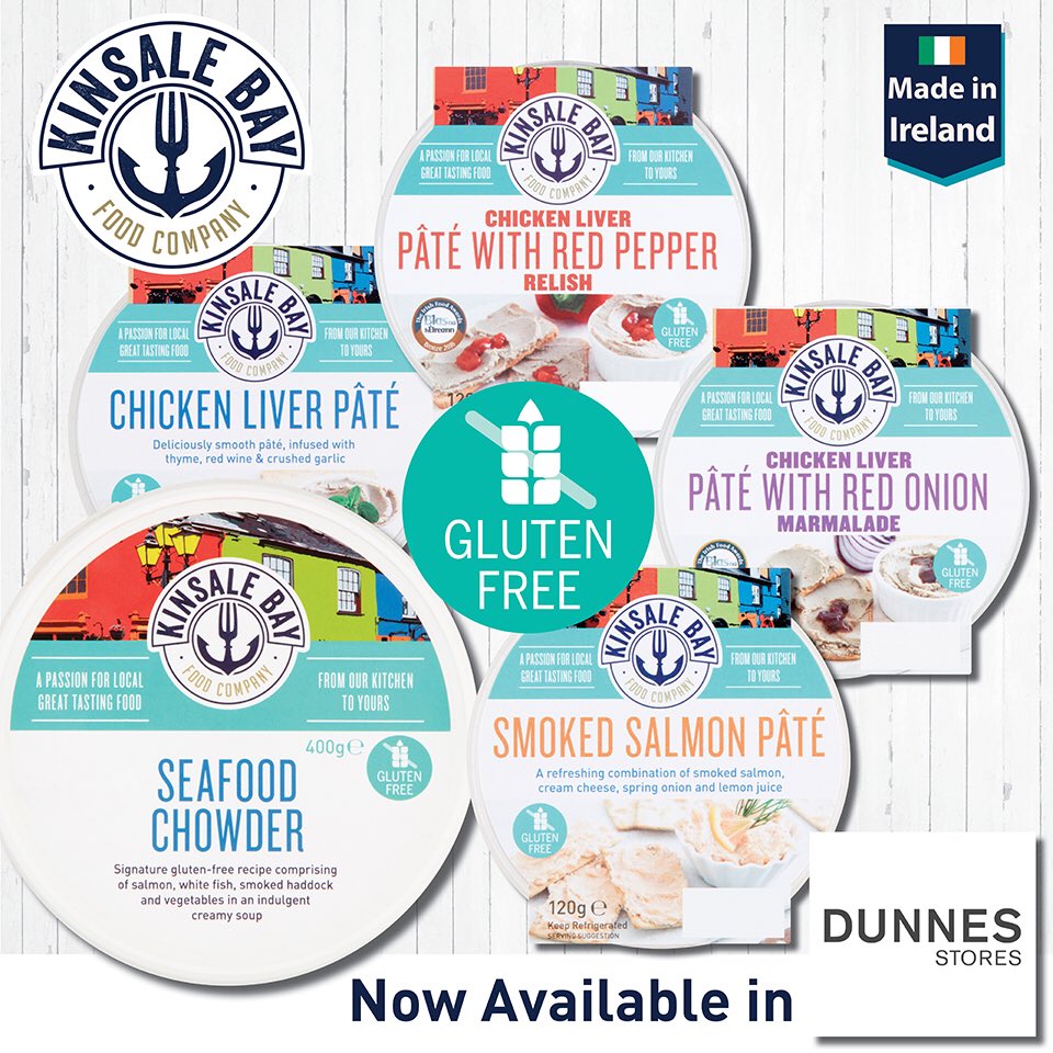 Kinsalebayfood's tweet photo. Very exciting news here at Kinsale Bay! We are thrilled to announce that from next week our products will be available in @dunnesstores https://t.co/Azvh2YDVv3