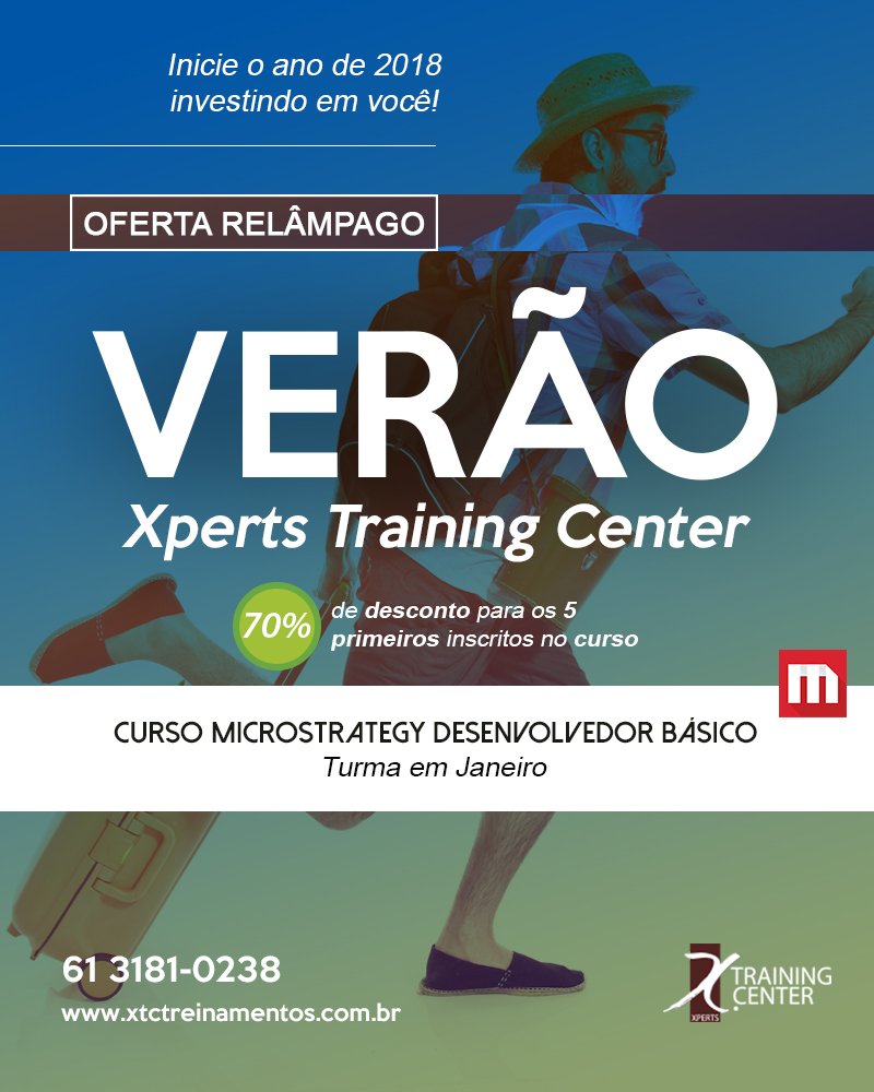 xpertstc's tweet photo. A oferta relâmpago chegou, você não pode perder essa oportunidade de 70 % de DESCONTO!
Vem para Xperts!
#bi #analytics #bigdata #microstrategy #dashboard
(61) 3181-0238 https://t.co/gGaKz0crlH