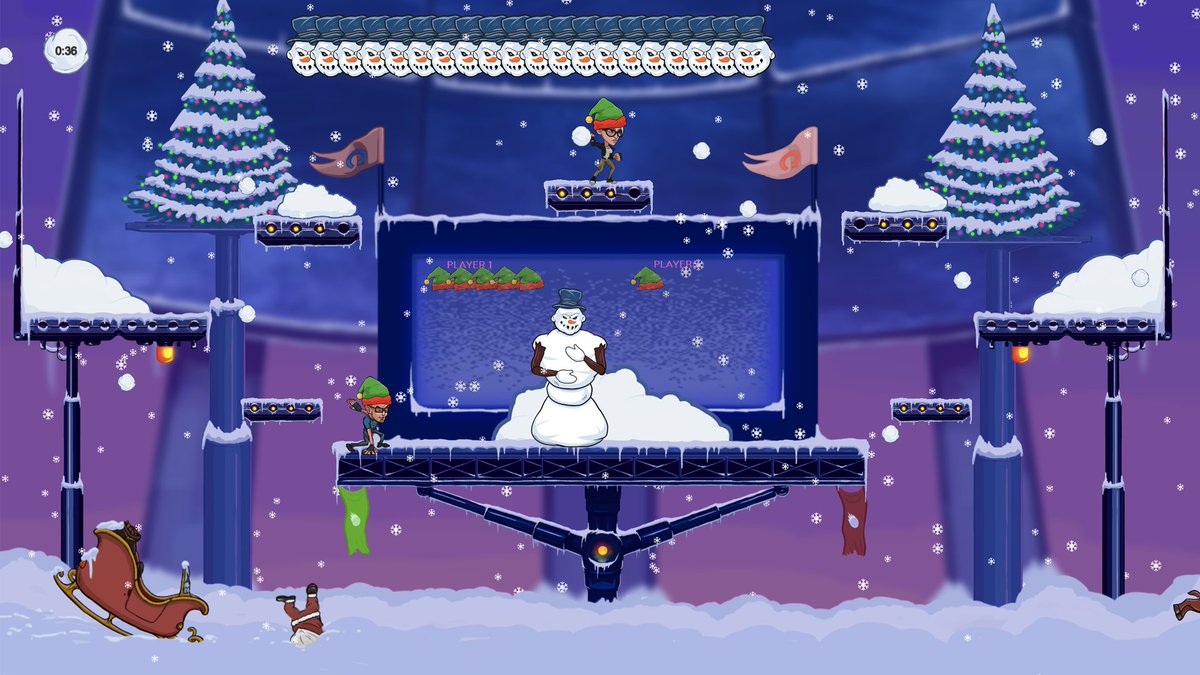 VoidMainStudio's tweet image. If you had a bad day and want to punch someone in the face, don’t! Play Reboot Overlords Christmas edition and kick the snowy ass of this evil Snowman! Find Reboot Overlords Christmas edition free game on our web site - voidmain.studio .