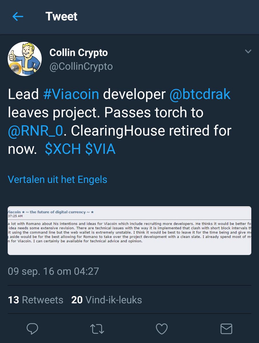 Romano On Twitter Not Bad Huh For A Kid Started On Viacoin