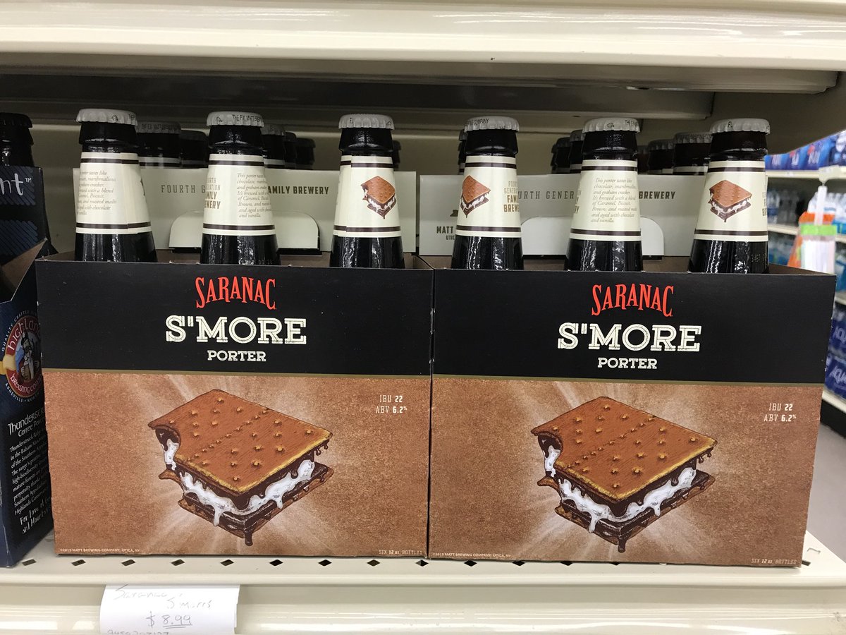 TailgatingChall's tweet photo. What’s your fav cold weather beer? #smores #beer #Winter2018 https://t.co/9HTJ4z49Dr