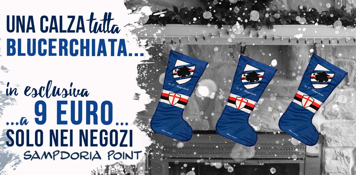"...La Befana vien di notte, forse dopo mezzanotte, con le calze più adorate : solo quelle blucerchiate!!!..." 
Disponibili solo ai <a href="/SampdoriaPoint1/">Sampdoria Point</a> , per grandi e piccoli che sono stati bravi! :-D :-D