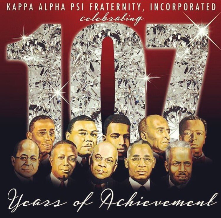 Happy 107th Founders Day to the Brothers of Kappa Alpha Psi Fraternity, Incorporated! Continue to achieve and to serve your community! ♦️#ΚΑΨ #J5