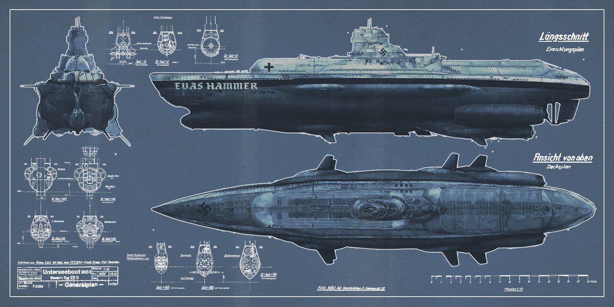 Wolfenstein On Twitter Concept Artwork Of Evas Hammer A Massive Submarine Housing Members Of The Resistance Wolf2