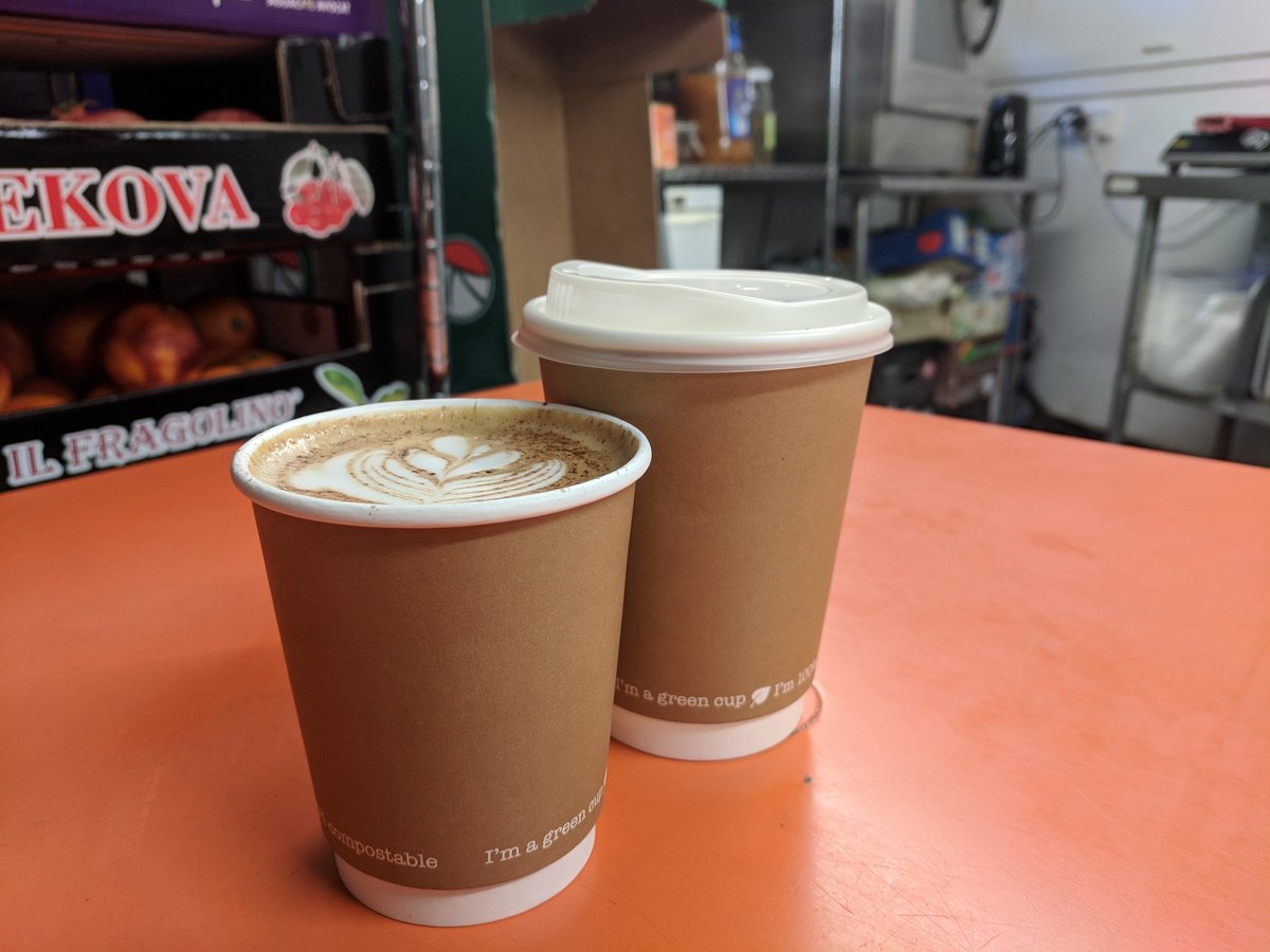 Kemispontcanna's tweet photo. We already use compostable cups (and salad pots) here at Kemi's and fully support the move to reducing waste one cup at time 

#kemispontcanna #lattelevy #onecupatatime https://t.co/LPR9tP12hT