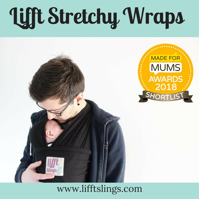 Proud that our #LifftStretchyWraps have been shortlisted for the <a href="/MadeForMums/">madeformums</a> Awards. Great start to 2018. #MFMA18 #Awards #Babywearing #BabywearingDad #Stretchy #Newborns #MadeInUK #ATSocialMedia