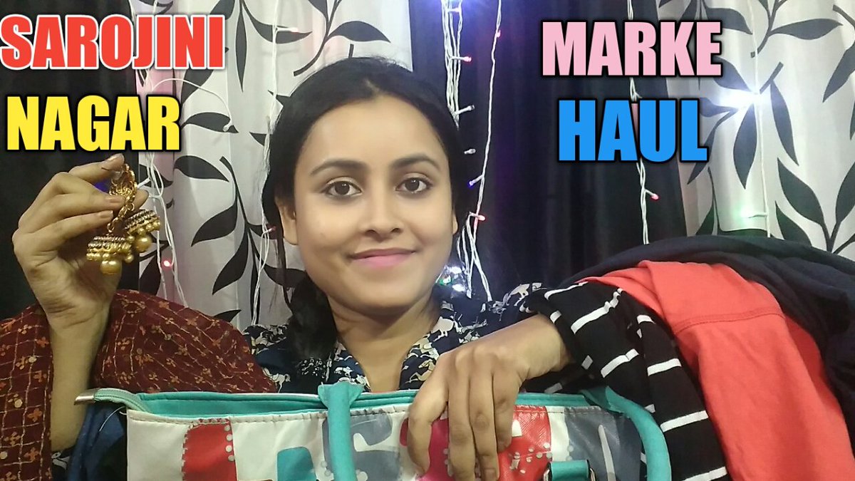 AakankshaSahay's tweet photo. Sarojini Market Haul /Huge Clothing, Bags,Accessories Haul/Happy hours https://t.co/djpANwSvfr via @YouTube
@YTCreators @YouTubeSpaceMum @YouTubeIndia #india #indianyoutuber #shopping #Delhi #sarojini #sarojinimarket #shop #girls #delhimetro #WinterSession #haul #fashionblogger https://t.co/p8iAPq7Jme