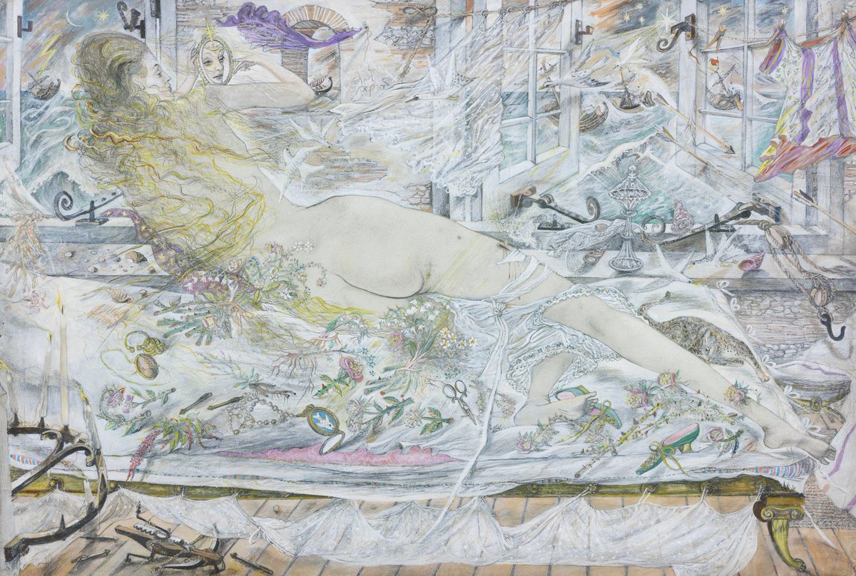 bonhams1793's tweet photo. David Jones was the greatest watercolourist since Blake, says A.N. Wilson, who here unlocks the secrets of one of his finest paintings in #BonhamsMagazine #Winter Issue https://t.co/sgvz44MI8b https://t.co/H5tYtcEpZS