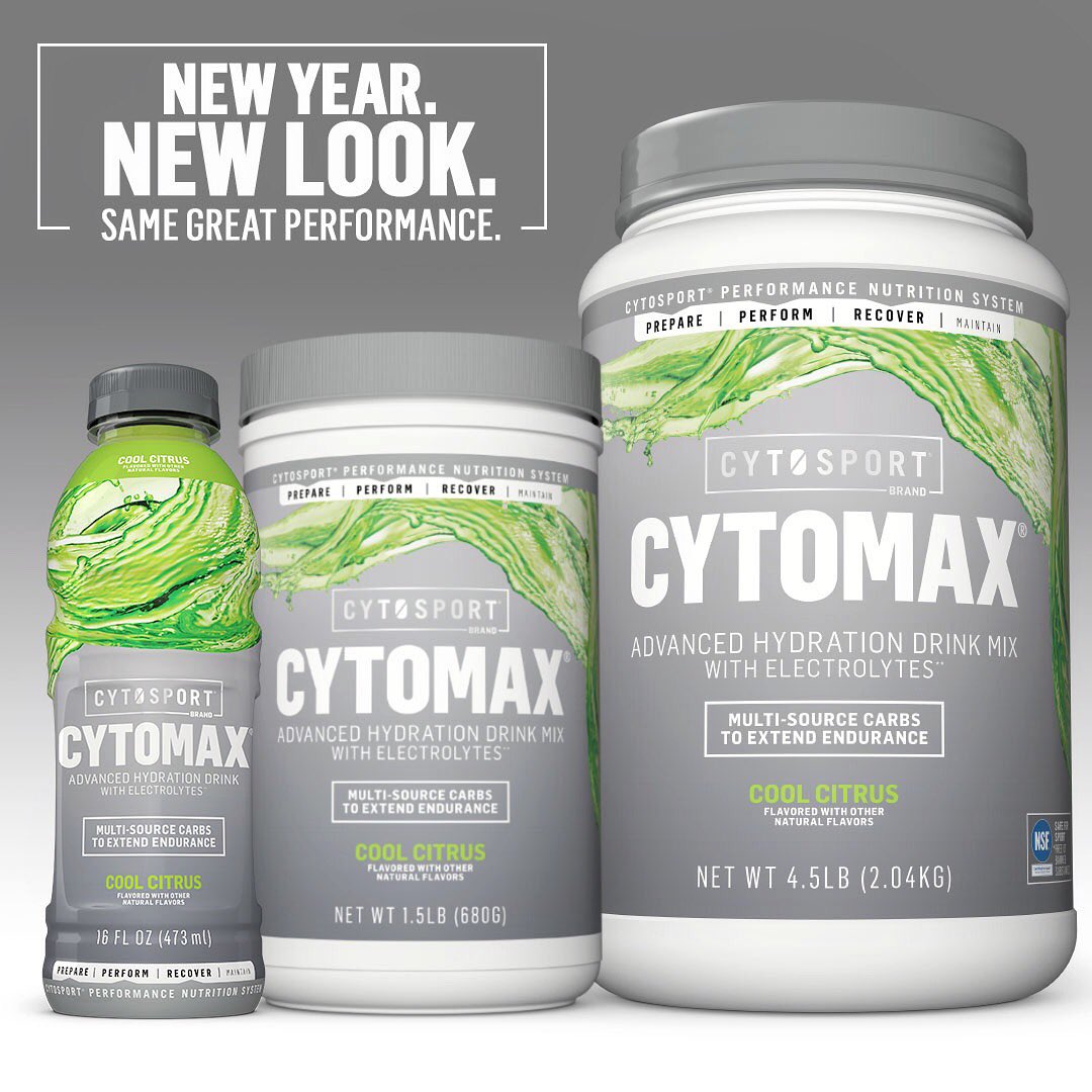 New Year. New Look. Same Great Performance. #cytomax #hydration #recovery
