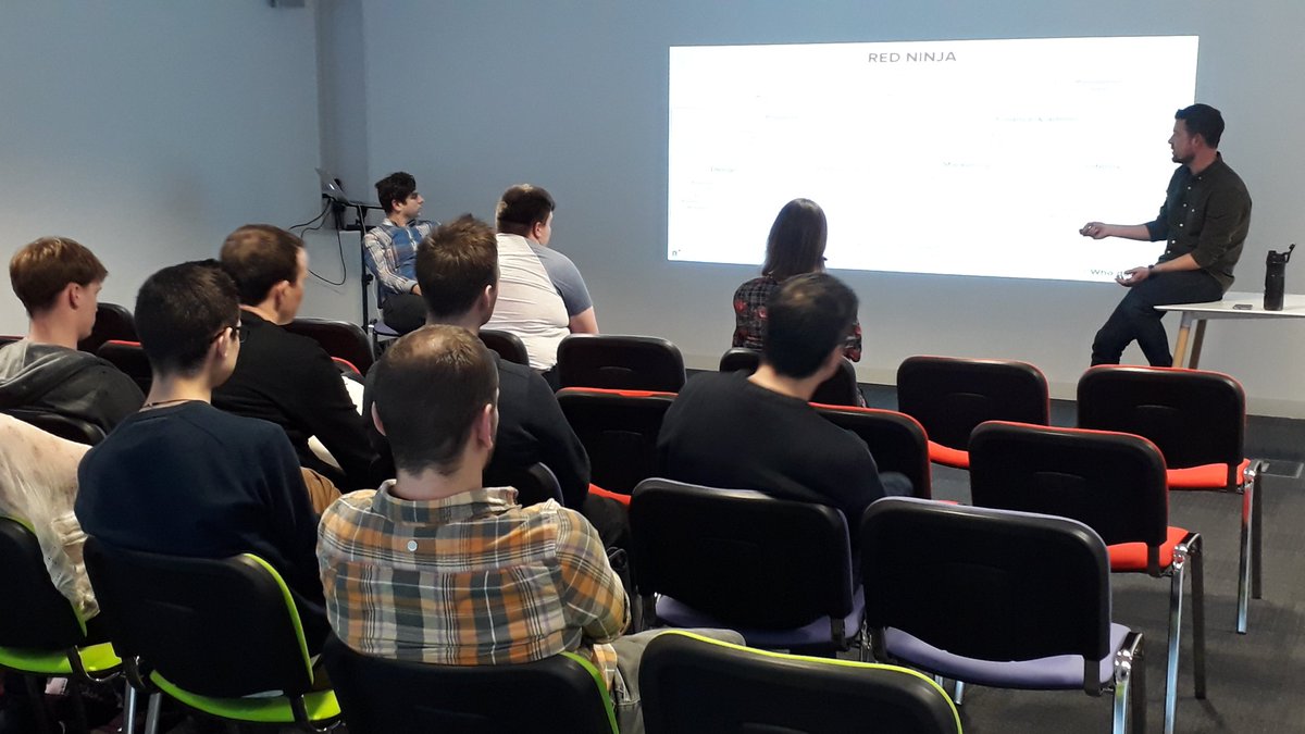 RedNinjaStudios's tweet image. In today's team meeting we're planning for the future and looking ahead to a new exciting year at Red Ninja. #teamninja #listenthinkdo #techforgood