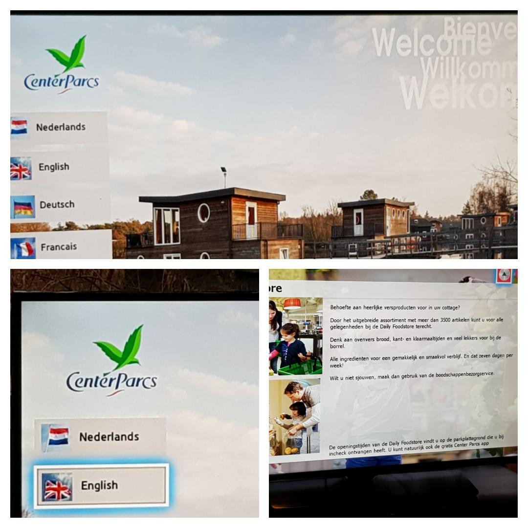 Fail <a href="/centerparcs/">Center Parcs Nederland</a>. Vip cottage with Smart TV and you only come as far as a menu to see info.Not even realtime and no interaction! Looks like 90's. Let's talk about real #smartbungalow #SmartCity