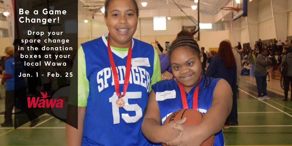 It takes a small amount of change to make a big difference! Drop your spare change into collection jars at <a href="/Wawa/">Wawa</a> to support our athletes.