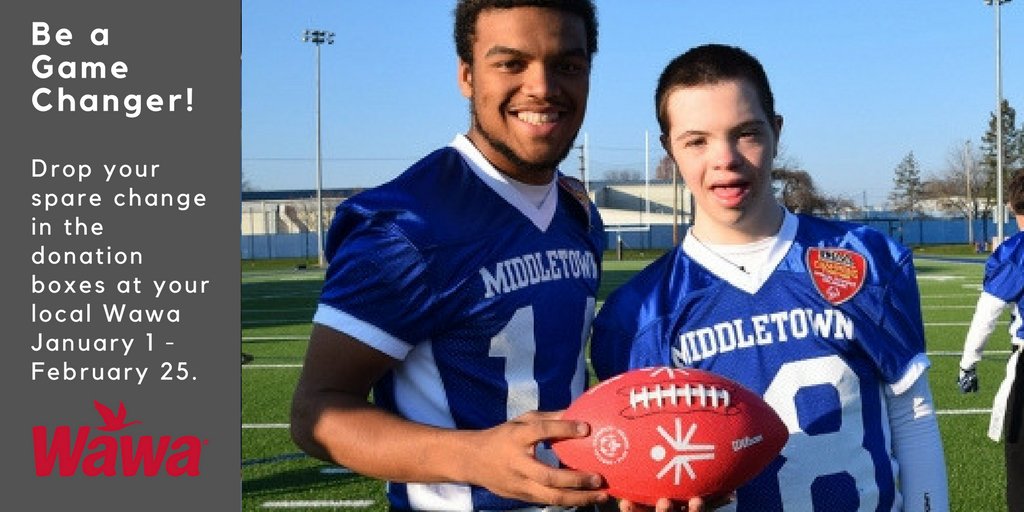 Are you a Game Changer? Drop your small change into the collection jars at <a href="/Wawa/">Wawa</a> to make a BIG impact in the lives of our athletes.