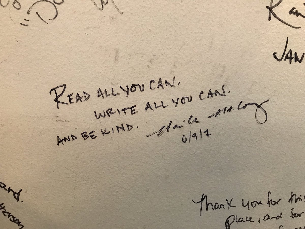 2018 goals, from our Author Wall. (Thanks <a href="/mailemeloy/">Maile Meloy</a>!)