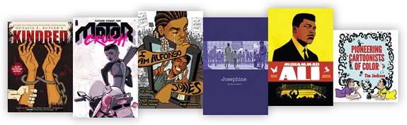 sljournal's tweet photo. Visionary Graphic Narratives: Celebrate Black History Month and Beyond with These Essential Comics https://t.co/W9rxTrGLDy via @LibraryJournal https://t.co/mG888fdaWg
