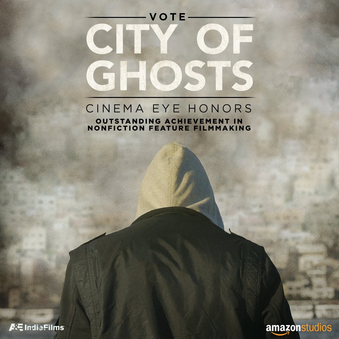 Vote #CityofGhosts in the 2018 <a href="/cinemaeyehonors/">Cinema Eye Honors</a>: bit.ly/COGCinemaEye