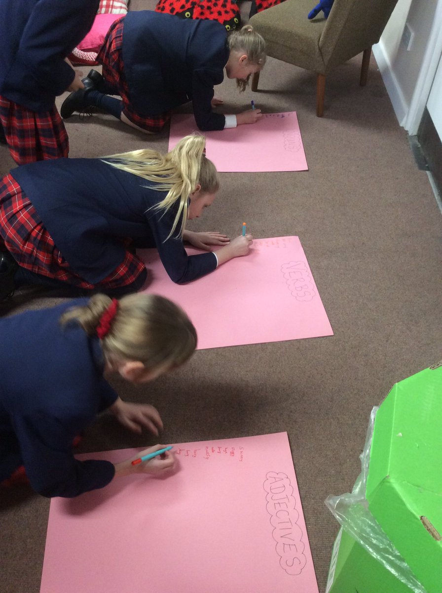 THSch_Junior's tweet photo. Parts of speech revision got competitive in Year 5 this morning as they were competing as house teams against the clock! #partsofspeech #englishgames #thenglish #thy5 https://t.co/4gaJUOFmCu