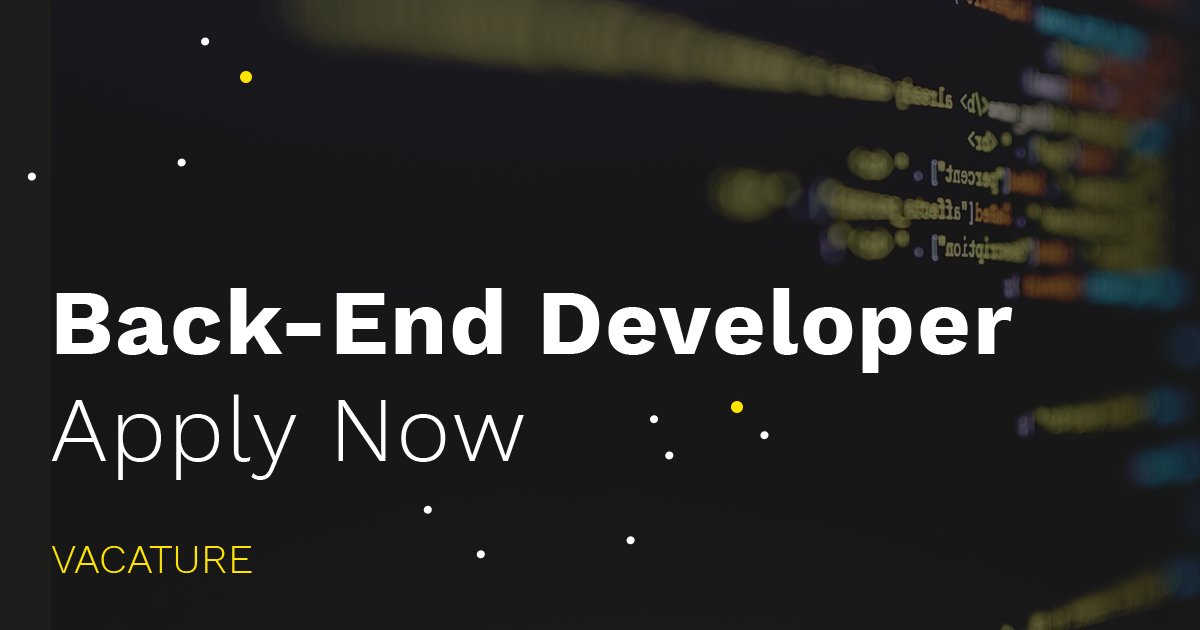 Ben jij een enthousiaste back-end developer én wil jij in een team van toffe en zeer ervaren collega’s werken aan gave projecten voor opdrachtgevers? Dan past deze job bij jou! Bekijk de vacature op: fizz.nl/back-end-devel…