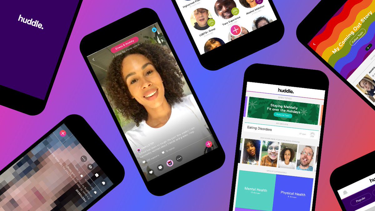 Thumbs up for <a href="/hihuddle/">Huddle</a> 👉 LGBTQ+ people find support and build community. Finally! 👍