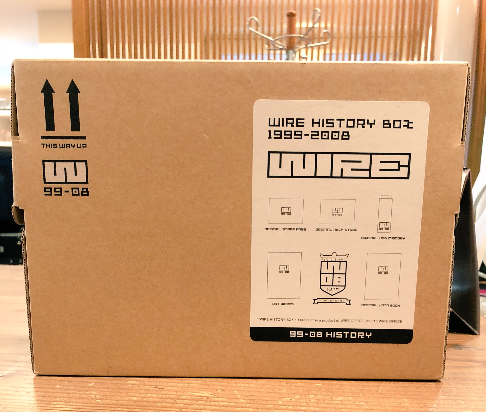「WIRE HISTORY BOX 1999-2008」です。 田中秀幸 on X: 