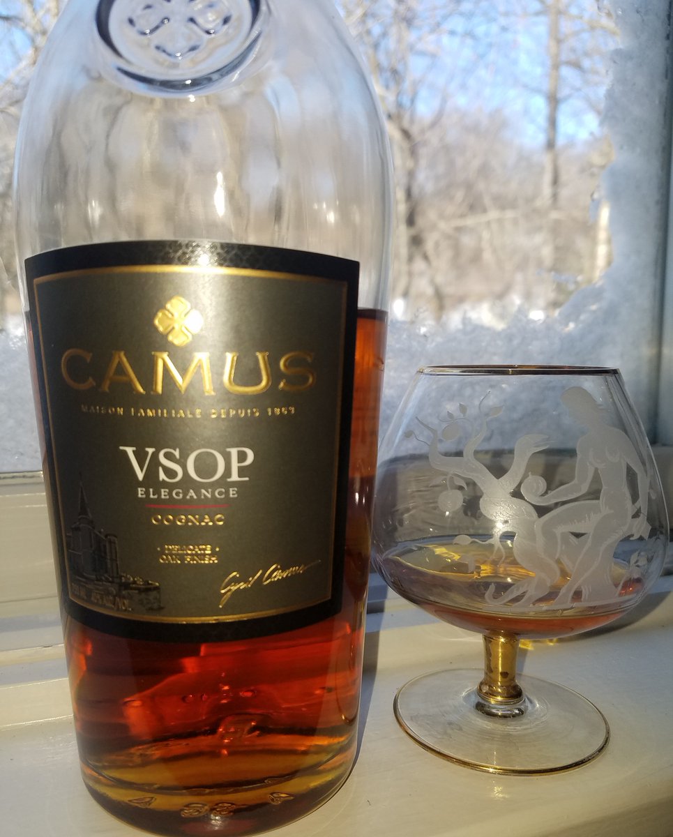 Peninablogger's tweet photo. It might be -11deg outside, but it's warm &amp; toasty inside! #Cognac @CamusCognac @WinesOfFrance @hmgivingsoul @fabienlaine @BigBlendMag @damewine @Julianna_glass @pietrosd @TalesoftheCork @viciousviking @nineov @1WineDude https://t.co/vniufaCPdb