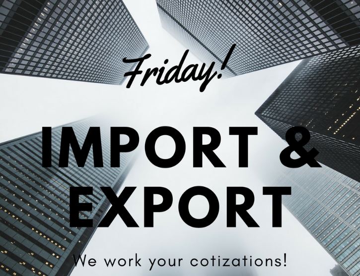 DimercUsa's tweet image. Wishing you an amazing Friday!
Remember that we are a logistics company, we work your imports and exports from anywhere in the world!
We offer you the best Rates.
#DIMERCUSA #LOGISTICA #FRIDAY #CONTACUS
Visit our Website: dimercusa.com 🌐
Cotization: info@dimercusa.com