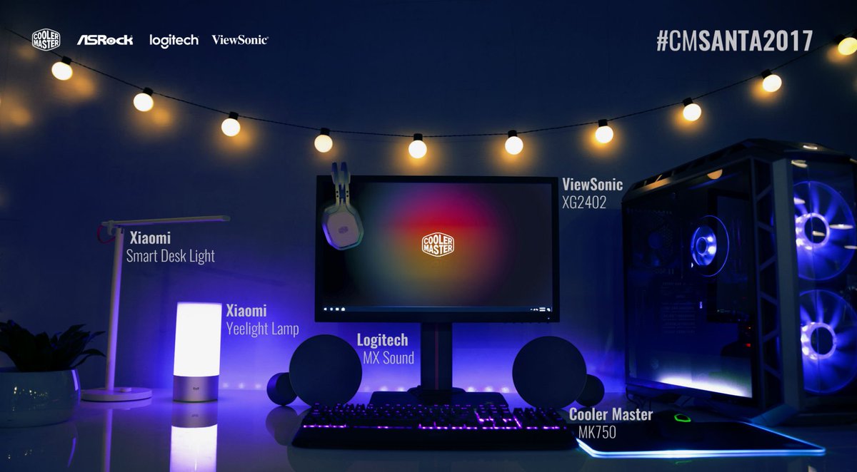 CoolerMaster's tweet photo. What is that thing on the left?
Whatever it is... You can win it. And EVERYTHING else on this table. Even the table! Click and join. Ends in 10 days. #cmsanta2017
https://t.co/UqItbULbmY https://t.co/mFhjvA1sal