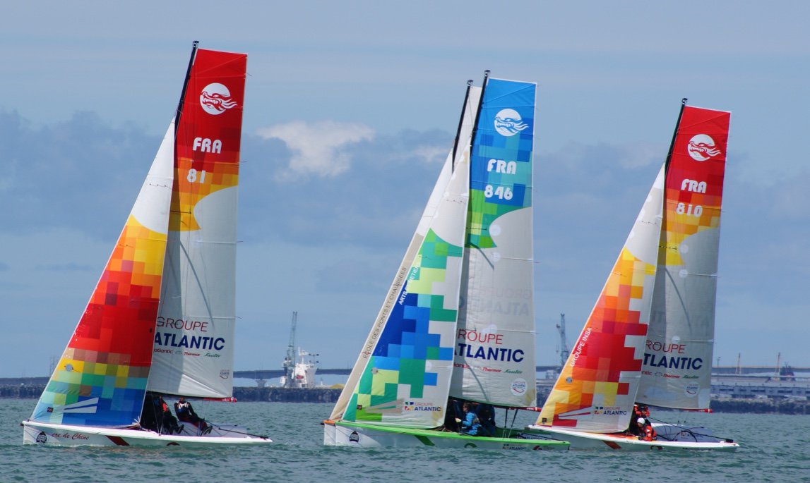 Groupe_Atlantic's tweet photo. C'est ce #weekend que se déroule le second entraînement de la #SailingAcademy ! Souhaitons bon vent à l'ensemble de nos équipages 😀 https://t.co/uPc1jRKdbz #Voile #Sport #RSE #TeamVoile https://t.co/iltSBUs3ef