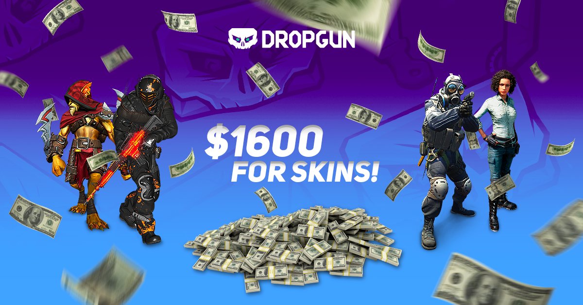 dropguncom's tweet photo. $1,600 Giveaway! 
Money for -PUBG-CS:GO-DOTA2-H1Z1- skins!💰💰💰 
➡️ https://t.co/TODVIVEXPY ⬅️
➡️ https://t.co/TODVIVEXPY ⬅️
Last winners: https://t.co/YZ3kqr9J5F 🔥 https://t.co/YkyeSGiId3
