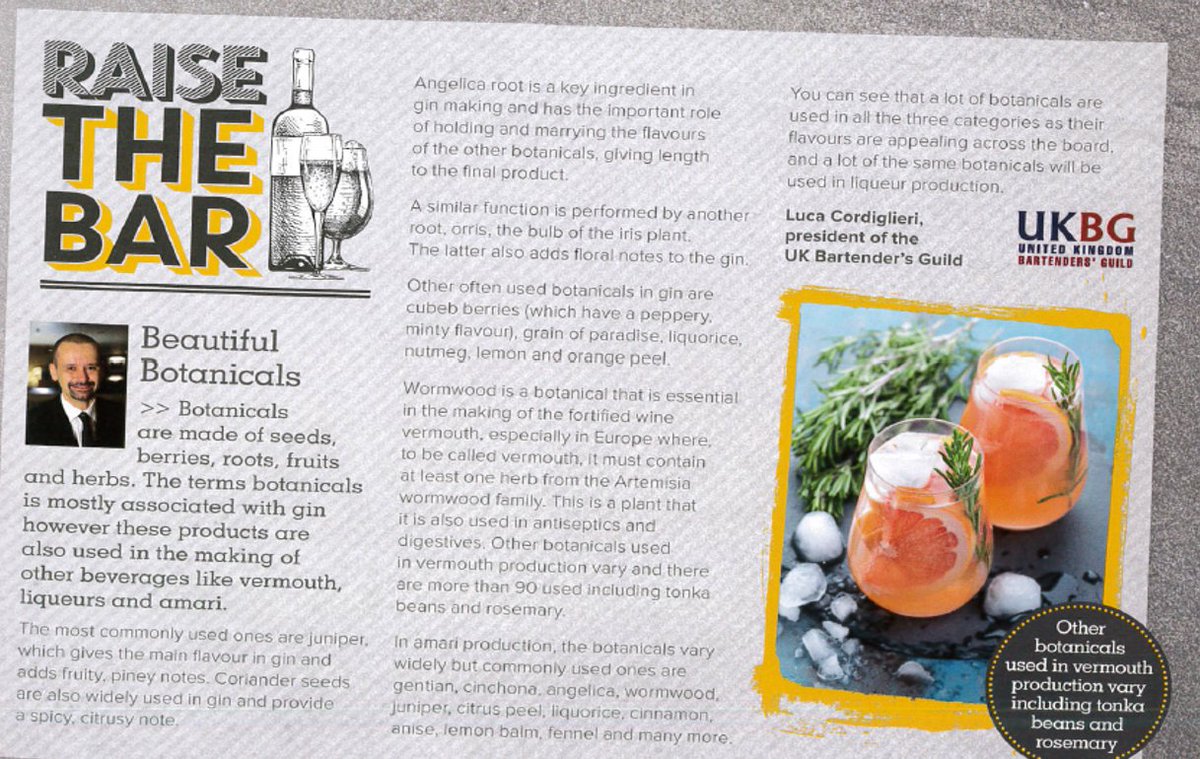 READ: Great article in <a href="/StiritupMag/">Stir it up Magazine</a> by <a href="/LCordiglieri/">Luca Cordiglieri</a> about the usage of beautiful botanicals in Gin and other spirits.