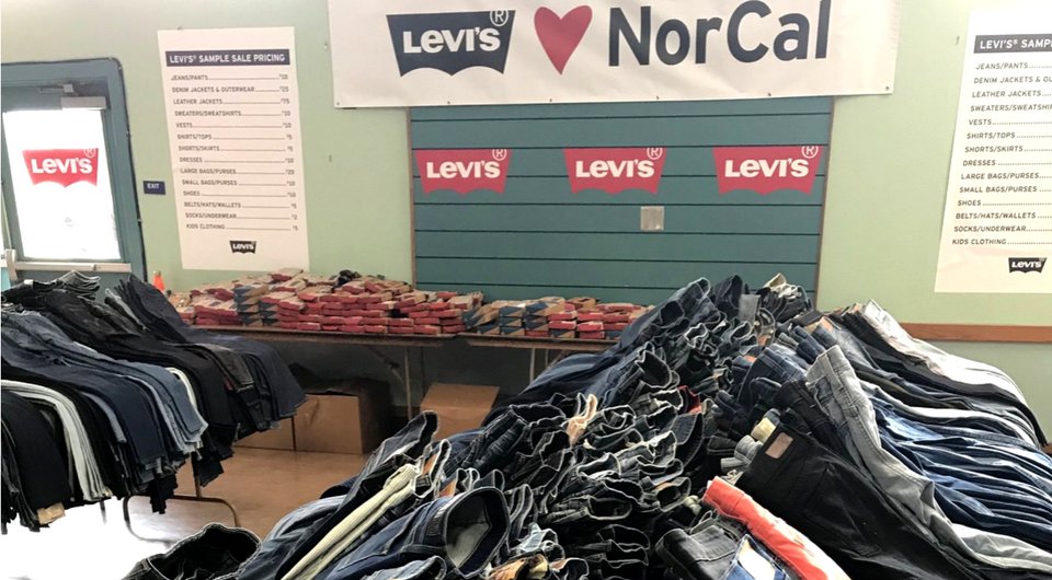 levi's sample sale