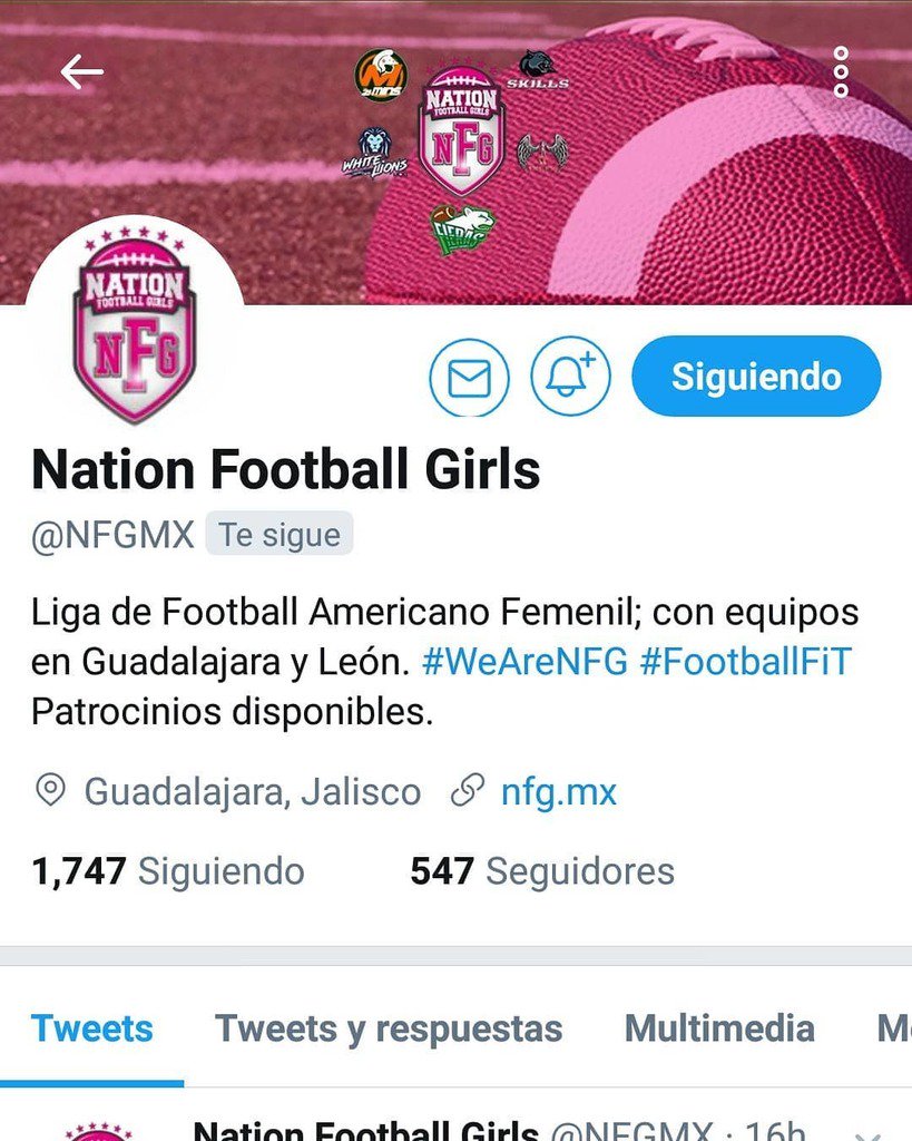 NFGMX's tweet photo. #RedesSociales
Síguenos en Twitter @NFGMX 
Tu follow y RT's nos ayudan a seguir creciendo y 
#NFG2K18
#WeAreNFG
#FootballFiT https://t.co/yKI7fjMQJZ https://t.co/IZKh7siM7x