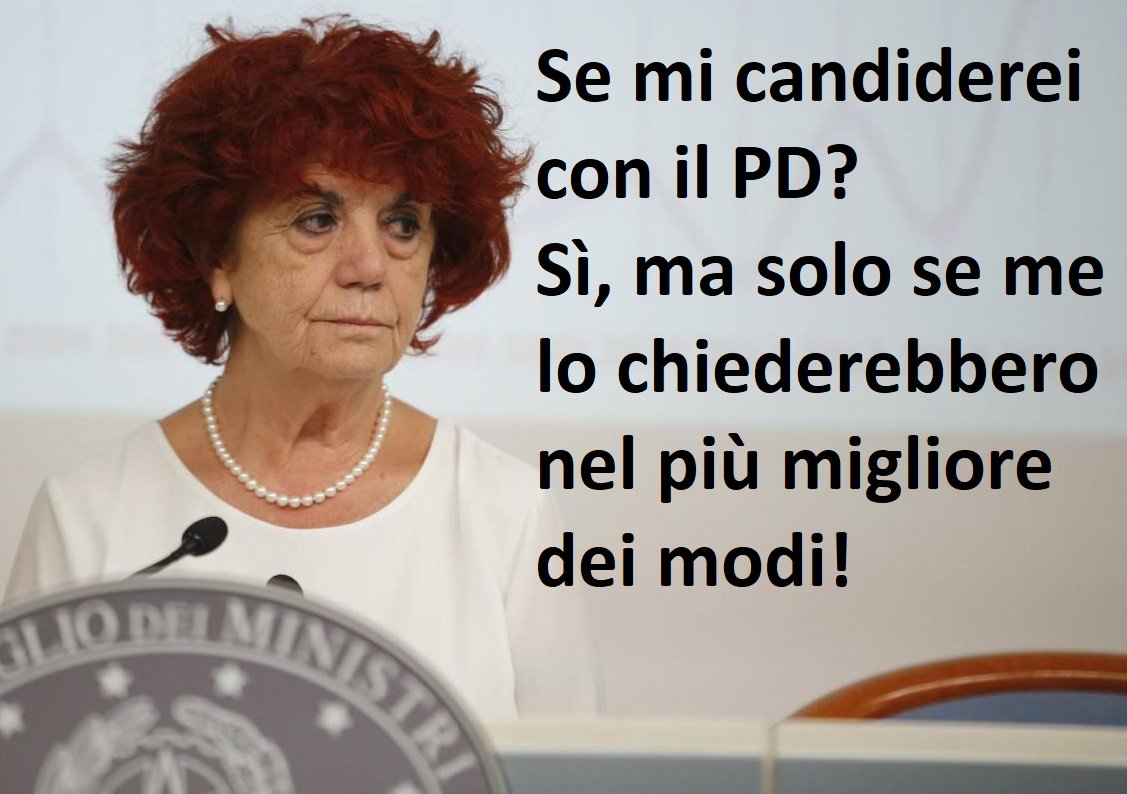 Che la #Fedeli si candiderebbe, ormai non fosse una novità.