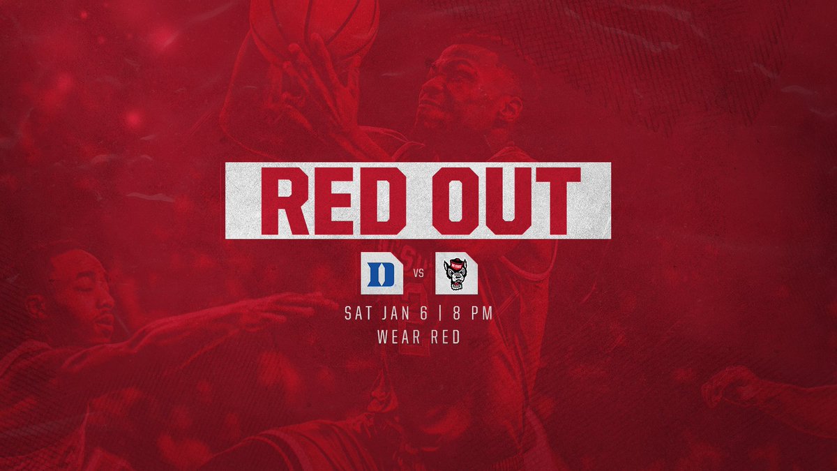PackAthletics's tweet photo. Hit us with that retweet if you'll be wearing 🔴 tomorrow and want to win tickets to the @PackMensBball game vs. Duke!

Must RT and follow to be entered for the chance to win. #GoPack https://t.co/hCbQLGNBLl