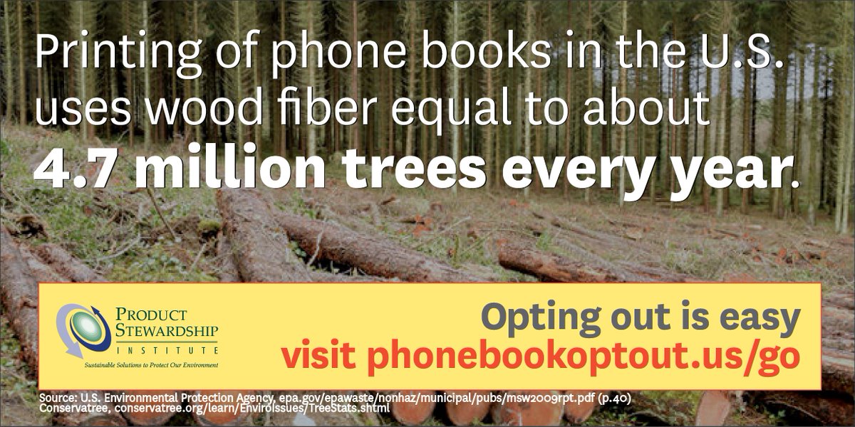 NHDES's tweet photo. Did you know that U.S. phone books waste over 4 million trees each year? Opt out @ https://t.co/WIHaTSdjvP #TheseWereTrees https://t.co/lkCkAI7U44