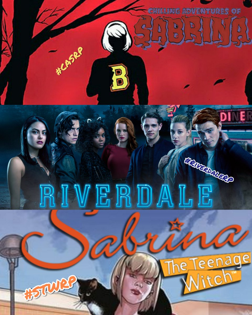Looking for story Lines for Riverdale #RiverdaleRp
Chilling adventures of Sabrina #CASRP
And Sabrina the Teenage Witch #STWRP
Done in the style of the CW riverdale verse.
Follow rt🔁 and fave 💖 to plot in my DMs